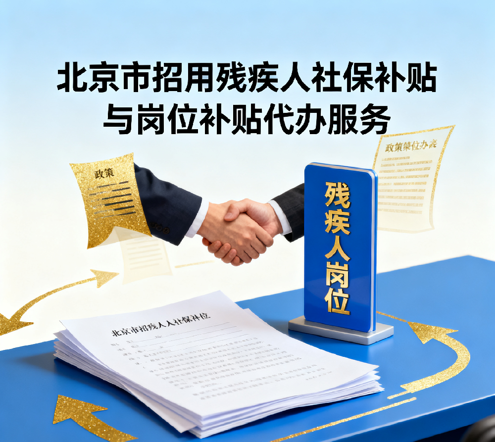 北京市残疾人岗补与社补代办